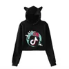 Damen Hoodies 2023 Herbst Womans Top Sweatshirt Kawaii Hoodie Fashion Lendendruck Pullover Sweatshirts mit Kapuze Plus Size WW63