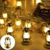 Strängar LED Decoracion Oil Lamp Fairy Light Outdoor String Lights For Christmas Ramadan Garden Wedding Party Decoration Holiday Lighting