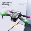 2023 newst V10 Drones colored lights obstacle avoidance UAV HD aerial photography folding remote control aircraft trade quadcopter