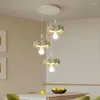 Lampadari rotondi per soggiorno Sala da pranzo Illuminazione per interni Lampada Luminaria Decorazioni per la casa Lustre Lampade per fiori