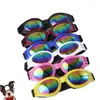 Ropa para perros 100 unids / lote Moda Linda Ajustable Belleza Plegable Gafas de sol para mascotas Gafas de protección contra el viento fresco al por mayor