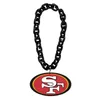 Pendant Necklaces San Francisco''49ers''MEN Women Youth Throwback Logo Team Fan Chain