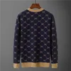 Designer masculino Spring Sweter Feminino Manga longa Jacquard Jacquard Jacquard Knit Casaco Top Men's Guardrobe of Professional Sweaters B5