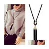 Retro Kwasten Hanger Ketting Delicate Vrouwen Trui Keten Feestmode Accessoires Leuk Verjaardagscadeau Drop Delivery Dhjwb