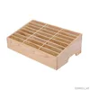 Boîte de rangement multifonctionnelle en bois à 24 cellules, organisateur d'outils de réparation de téléphone portable Y1116218l