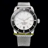 V2 Upgraded version GF II B20 AB201012 G827 154A ETA A2824 Automatic Mechanical White Dial Luminous Mens Watch 316L Steel Case Spo263F