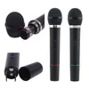 Freeshipping Microphone System Professional Wireless Dual Handheld 2 x Mic Receiver Wholesale Wqkne