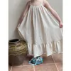 Abiti da ragazza Abito verde bianco per bambini Abbigliamento per bambini coreani Principessa maniche corte 2023 Abiti estivi per bambini di lusso