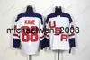 Weng World Cup Blank Team USA Hockey Jerseys 32 Jonathan Quick 67 Max Pacioretty 77 TJ Oshie 81 Phil Kessel 88 Patrick Kane Hockey Jersey