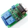 Integrerade kretsar 2 -kanals Serien Port Relay Module DC 12V PC Computer USB RS232 DB9 RS485 UART Remote Control Switch Board för SMAR Stov