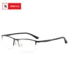 Zonnebrillen frames mode simvey aluminium recept glazen vrouwen mannen zakelijke vintage stijl optische half-frame myopia bril