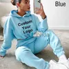 Women's Two Piece Pants Women Custom Your Tracksuit Hoodie+Pants Jogging Suit Casual Sportswear Autumn Winter 2 Piece Set J231111