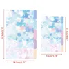 Bokmärk 594F 1Set Cherry Blossoms Style A5 A6 Loose Leaf Notebook Divider Index Separator Diary Paper Planner Bindes School Studenter