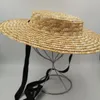 Sombreros de borde anchos Summer floppy Wheat Sombrero de paja grande Big Sun Tie Bow Elegant Lady Beach Chapeau Sombreros Eger22