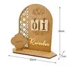 Novidades itens 2023 Calendário do advento Decoração do Ramadã Festival Islâmico Festival Diy Ornamento Advento Calendário Eid Mubarak Decoração Home Supplies Z0411