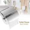 Toilet Paper Holders Bathroom Stainless Steel Holder Wall Mounted Roll Accessories 1pcs Accessory Mount254g