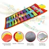 Trummor Percussion 4 Styles Double Row Multifunktion Musikinstrument Piano Mat Infant Fitness Keyboard Spela mattor Education Toys for Kids 230410