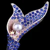 Broches personnalité tulipe broche bijoux pour femmes/hommes mode broches métal écharpe cadeau de mariage bricolage bijoux accessoires
