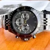 Electronic Watch Men's Quartz Watch 44mm Dial Authentiek Japanse originele super sport Nauwkeurige timing Geavanceerde zwarte roestvrijstalen kas 8750 Herenhorloge