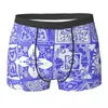 Onderbroek Boxer Portugese Azulejos slipje heren ademend ondergoed sexy shorts voor man vriendje cadeau