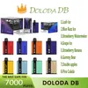 Originele DB7000 Bladerdeeg Wegwerp Vape Pen Elektronische Sigaretten 14ml Pod Mesh Coil 500mAh Batterij 0% 2% 3% 5% Apparaat Bladerdeeg 7000 Vape