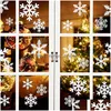 Wall Stickers 72Pcs White Snowflake Christmas Glass Window Sticker Decorations For Home Year Gift Ldy030 Drop Delivery Garden Dhrlq