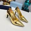 Classic Luxury Women's High Heel Sandals Fashion Designer Party Women's Dress Summer Beach Wedding Shoes. Sizes 35-42 with Box