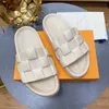 Designer Orange Slippers Luxury sandal women Slides Flat Flip Flops Crocodile Skin Slide Ladies Beach Sandal Summer Genuine Leather Slipper Shoes 0401