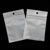 Clearwhite zipper Pearl Europe Airplane Hole retail package plastic poly opp pack Mobile phone accessories packing bag