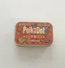 Verpakkingsdozen Iron Tin Doos Voedsel TEE -TEAS Geschenk metalen Kast opslag Wedding Potlood Polkadot Limoncello Spritz Mango Orange Julius Zure Groothandel