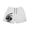 Heren shorts Japanse anime shorts Gedrukte modestraat gym shorts Men los casual dagelijkse training jogging fitness Summer Beach Shorts 230411