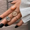 Bandringen Ring Set Women Rings for Girls Charms Rings Set for Women Boho Jewelry Punk Cessories Bagues Anillos Mujer Schmuck P230411