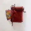 Bolsas de jóias 15x20cm saco de organza 500pcs embalagem exibição bolsa sacos de presente para casamento cordão mulher armazenamento de viagem