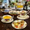 Cups Saucers Old Country Rose Wedding Kitchen Utensils Drinkware Ceramics Type Milk Household Tea Coffee Gifts Items
