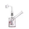 Mini Hitman Smoking Wasserpfeife Wasserpfeifen US Beliebte Dab Cups Recycler Dab Rigs Becherbong mit 21 14mm Joint Glass Oil Burner Pipe Günstigstes