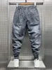 Herren Jeans Casual Farbverlauf Grau Jeans Männer Mode Lose Hip Hop Harem Hosen Outdoor Joggers Hosen Designer Streetwear 231110
