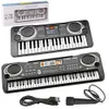 Electronic Piano Keyboards for Kids Multifunctional Electronic Organ Early Education Musical Instruments With Microphone