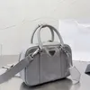 Box Bag Travel Case Bag Kissen Handtasche Leder Damen Tote Handtaschen Geldbörse Reißverschluss Kleine Münzgeldbörse Abnehmbarer Schultergurt