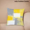 Pillow 4pcs Sofa Bed Dustproof Tie Dye Chair Covers Extra Soft Indoor Yellow Decorative Car Accessories All Seasons Family