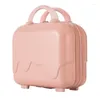 Sacos cosméticos 14 polegadas mala portátil bagagem maquiagem viagem higiênico organizador bolsa de armazenamento para mulheres meninas