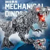 Block Panlos 611016 Mekanisk dinosaurimodellbelysningsserie DIY Small Particle Assembly Toys Building Blocks Gift for Boys 2065pcs 231110