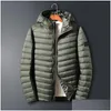 Men'S Down Parkas Fashion Jacket Parka Mens Stylist Winter Coat Outdoor Tactical Warm Cardigan Pile Thickened Stone Drop Delivery Dhf8C