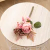 Decoratieve bloemen Rose kunstmatige herfst voor trouwhuisdecoratie retro boeket ewige familietuinarrangement flores artificialle