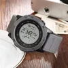 Orologi da polso Moda OHSEN Hombre Orologi digitali da uomo 5ATM Dive Man Orologi sportivi da uomo grigi Orologio Reloj Masculino 230410