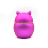 New Pet Dog Cat Pig Rubber Feel Paint Smoke Grinder Smooth Drum Type Zinc Alloy Crusher