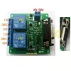 Circuits intégrés Module de relais de port série à 2 canaux DC 12V PC ordinateur USB RS232 DB9 RS485 UART carte de commutation de télécommande pour Smar Stov