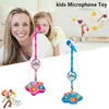 Trummor Percussion Kids Microphone With Stand Karaoke Song Music Instrument Toys Brain Training Education Toy Födelsedagspresent till Girl Boy 230410