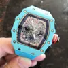 Limitowana edycja projektantka Watche Watche Watch Wysokiej jakości automatyczny ruch mechaniczny Sapphire Diamond Waterproof Waterproof Watch Special Counter H313 JZY65