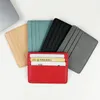 Card Holders Unisex Large Capacity Slot Small Multiple Women's Leather PU Cards Sleeve Package Cash ID Bank Clips Case Wholesale