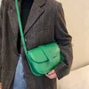 Umhängetaschen Einfache Damen Satteltasche Grüne PU-Leater Umhängetaschen 2023 Wintermode Luxus Damen andbags und Pursecatlin_fashion_bags